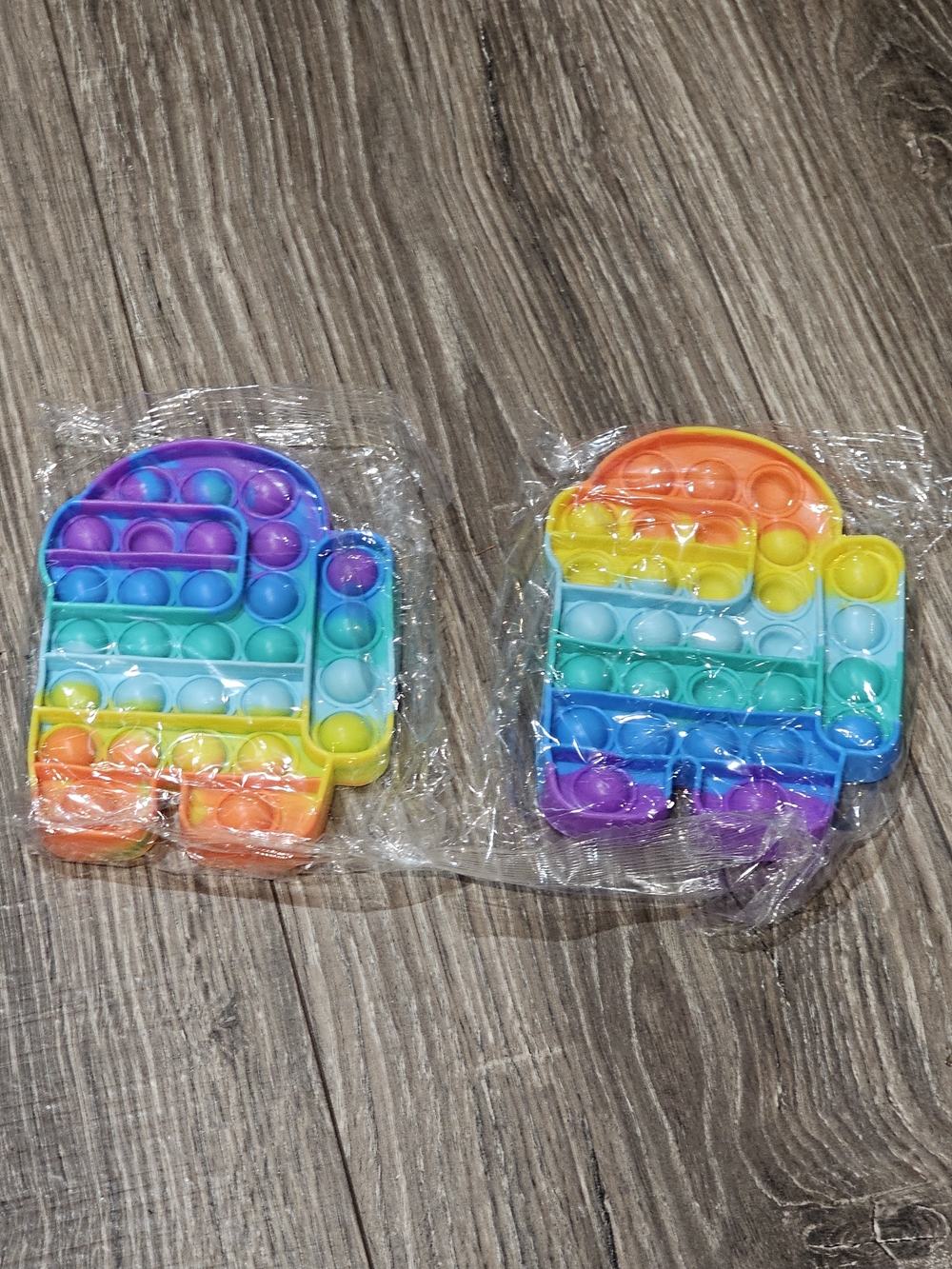 Pop It Rainbow Among us Fidget Toy - Rainbow 2 pcs